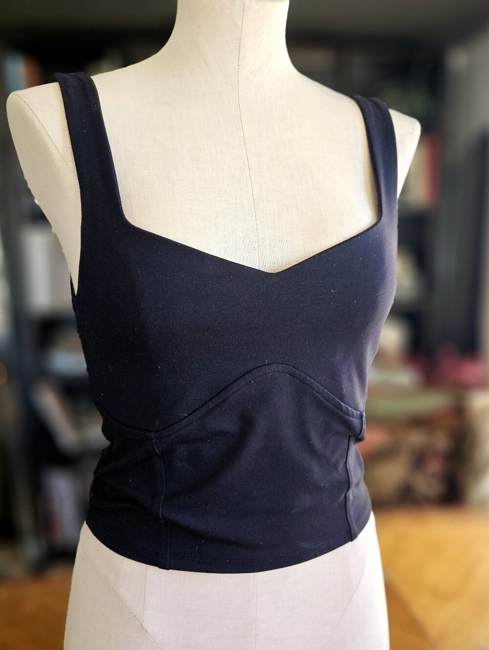 Black Ambercrombie and Fitch fitted Tank Top XS